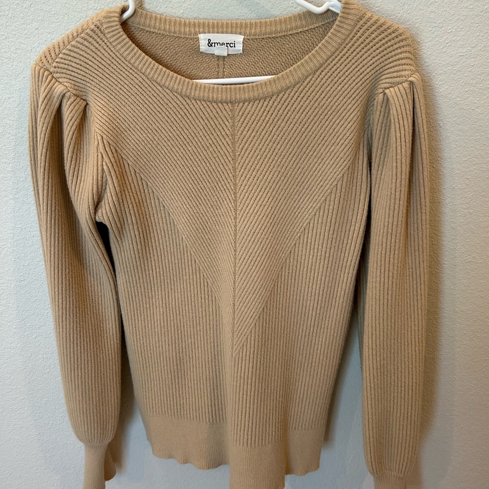 Women's Tan Sweater